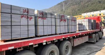 佳木斯 芝麻灰地铺石出货日常