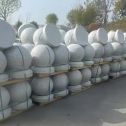 佳木斯 白麻花岗岩石材圆球，石球，挡车球，隔离球，景观石球，风水球等