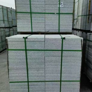 佳木斯 芝麻白火烧，园林广场市政工程地铺石，1.8~5.0厚均有现货