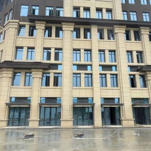 佳木斯 黄金麻花岗岩荔枝面小区外墙干挂