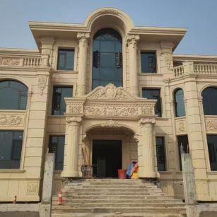 佳木斯 黄金麻花岗岩别墅外墙干挂