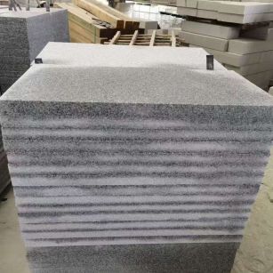 佳木斯 芝麻白5公分火烧地铺成品，900*400，规格可定制