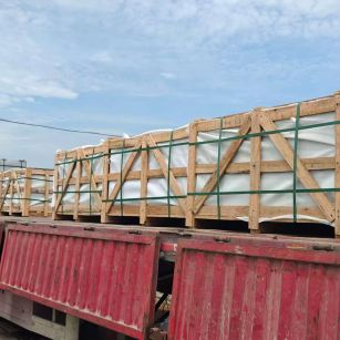 佳木斯 芝麻白花岗岩地铺石出口专车-泰国游