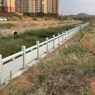 佳木斯 白麻河道栏杆效果展示图