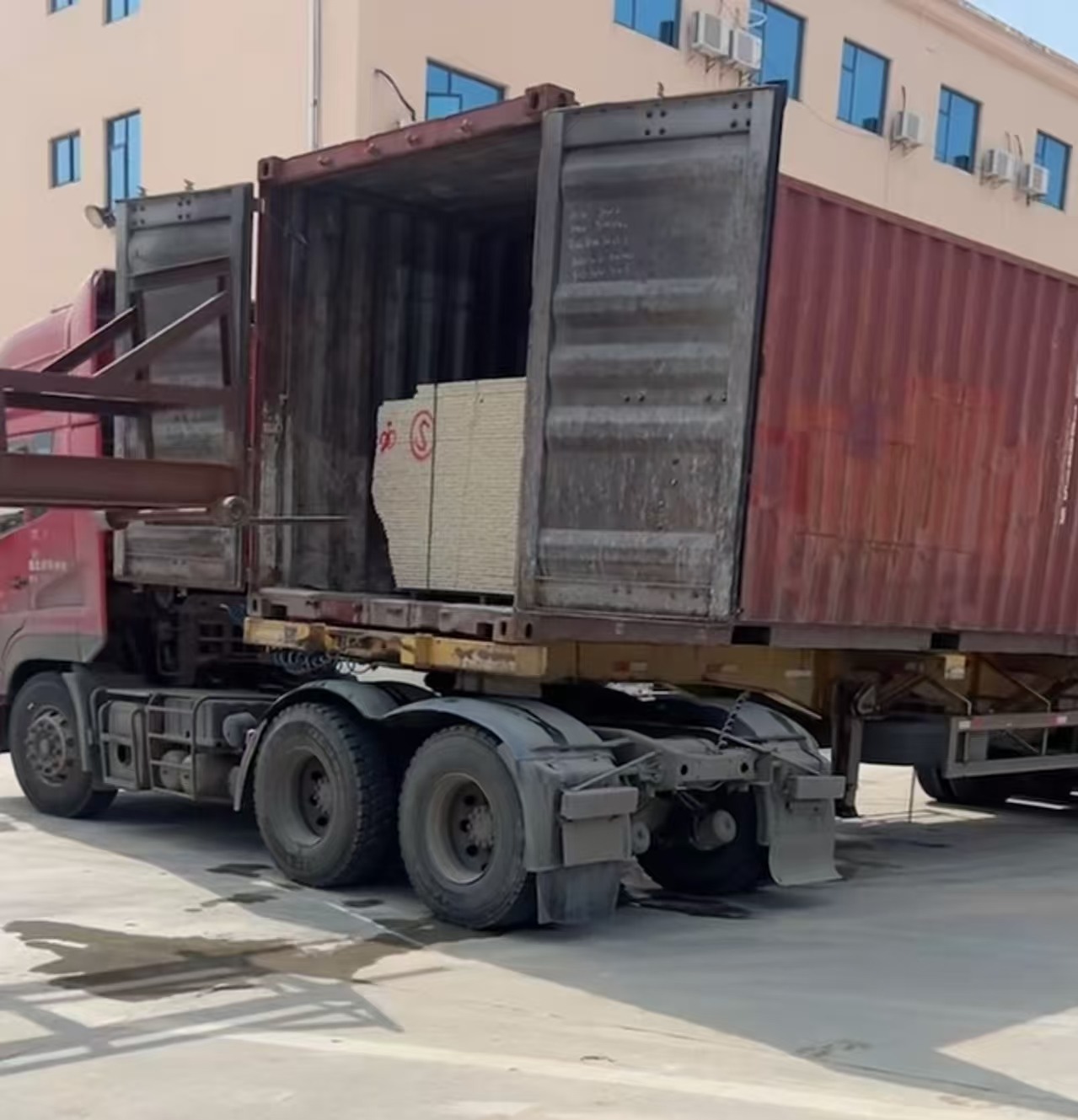 佳木斯 黄金麻荔枝面毛板