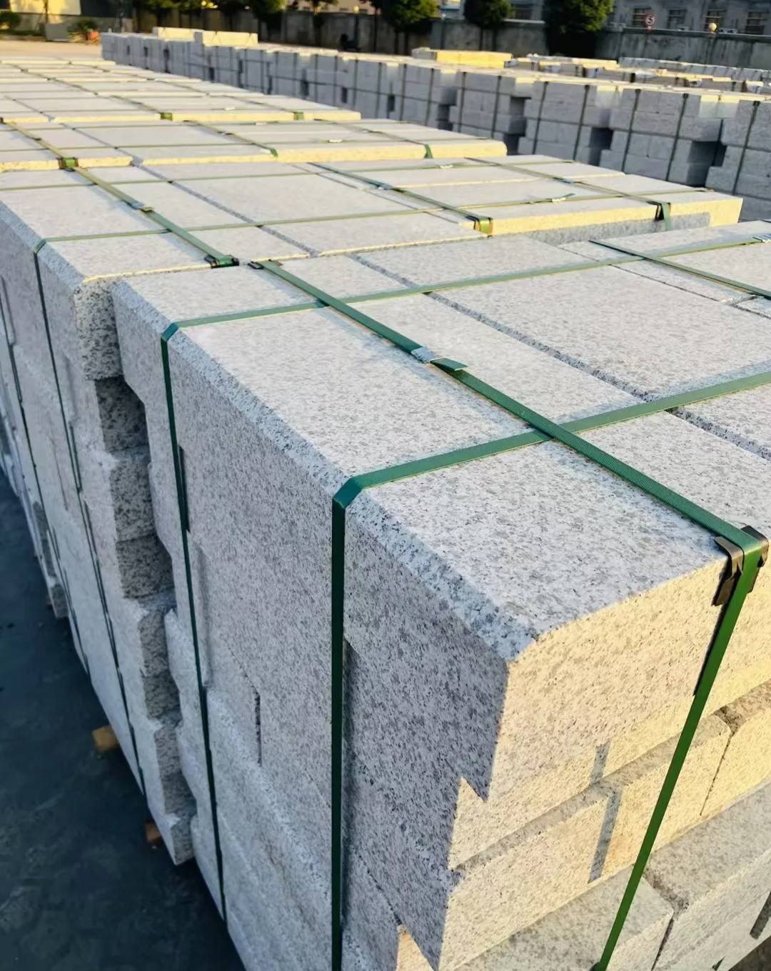 佳木斯 白麻花岗岩路沿石，马路牙子，路缘石，平石，立缘石等