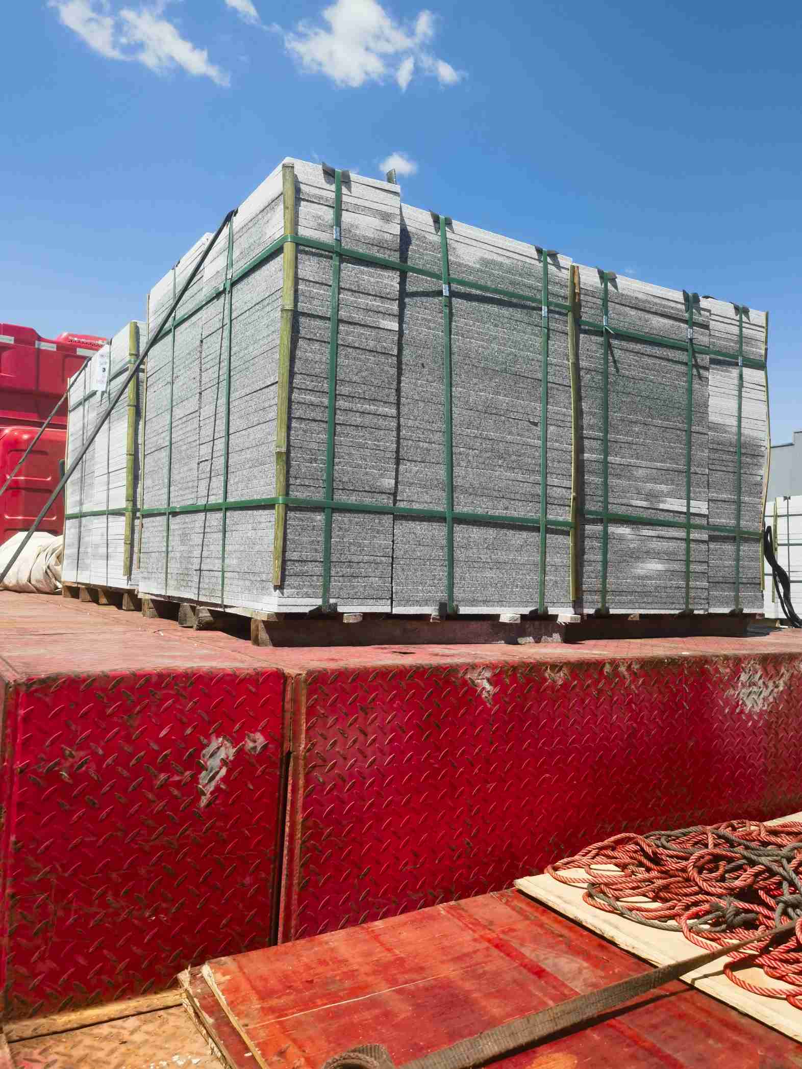 佳木斯 芝麻白火烧规格板地铺石300*600/600*600