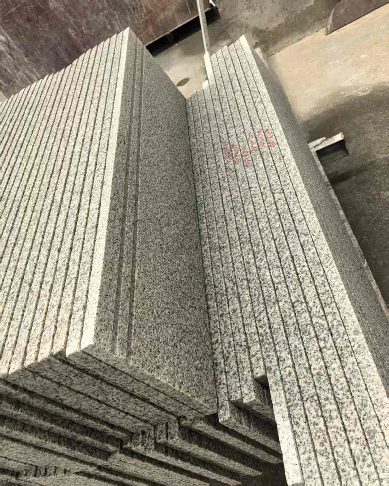 佳木斯 白麻荔枝面花岗岩楼梯踏步