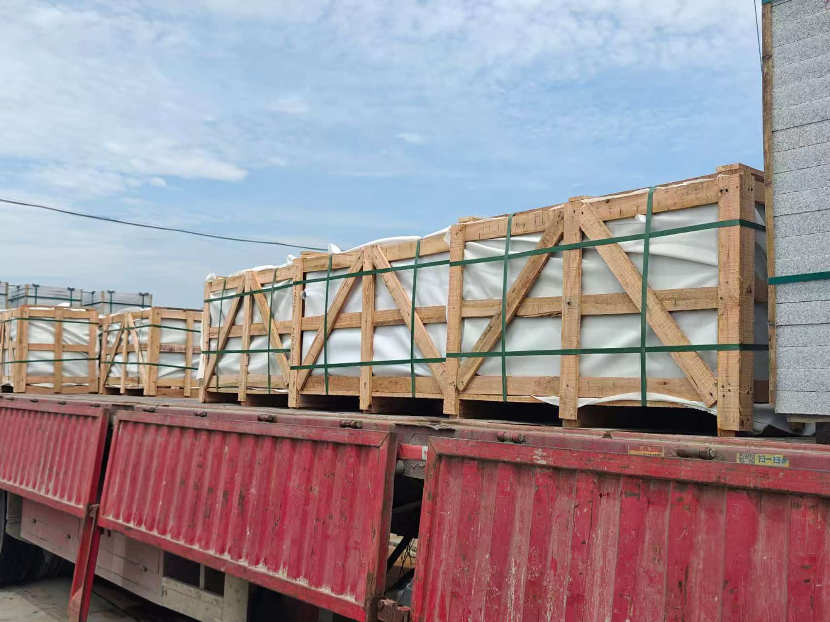 佳木斯 芝麻白花岗岩地铺石出口专车-泰国游