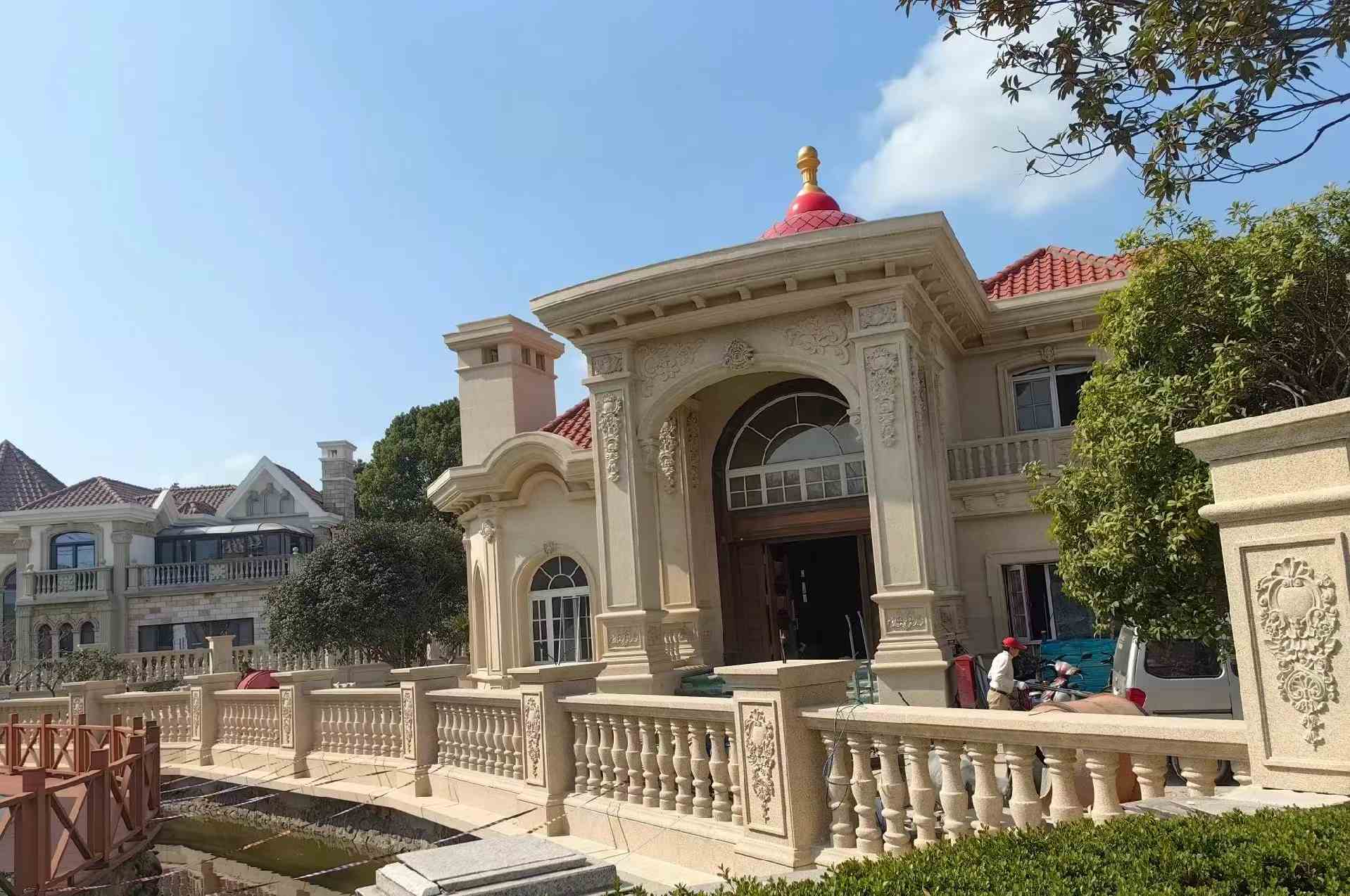 佳木斯 黄金麻花岗岩欧式别墅