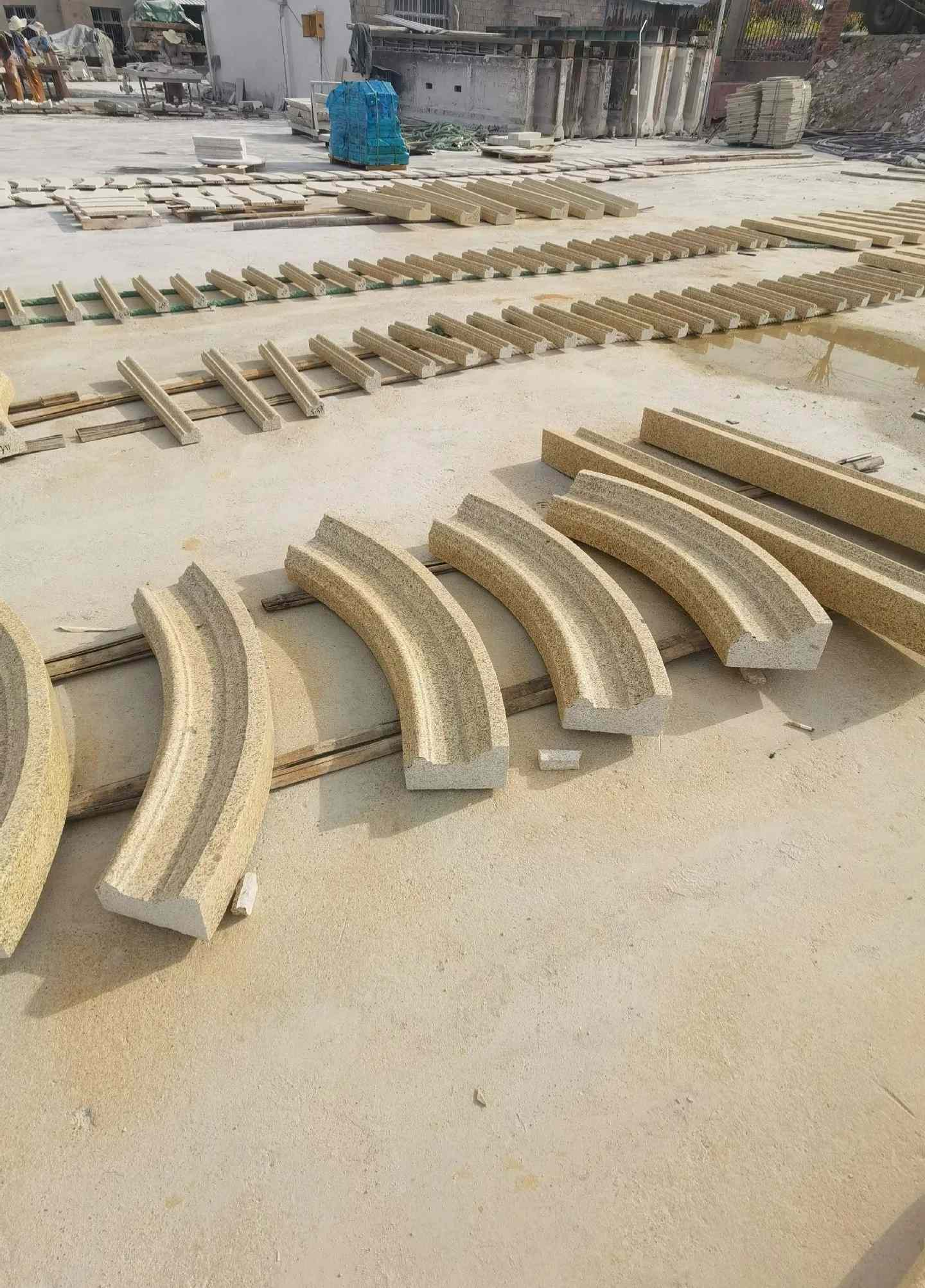 佳木斯 黄金麻花岗岩别墅线条